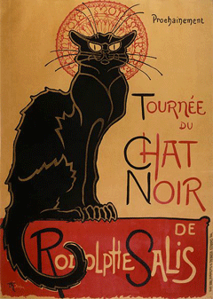 Le chat noir - Henri de Toulouse-Lautrec